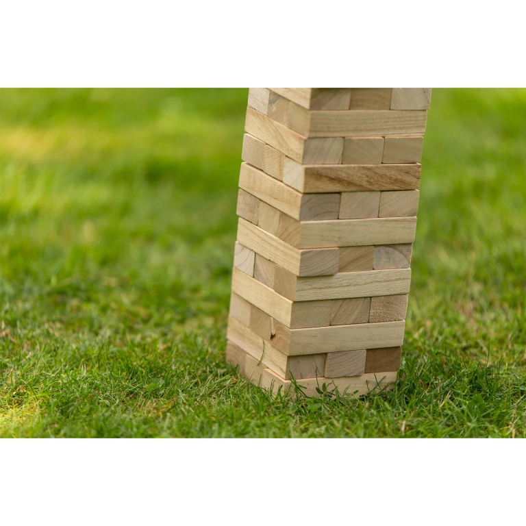 Outdoor Play Stapeltoren met 60 blokken en draagtas FSC