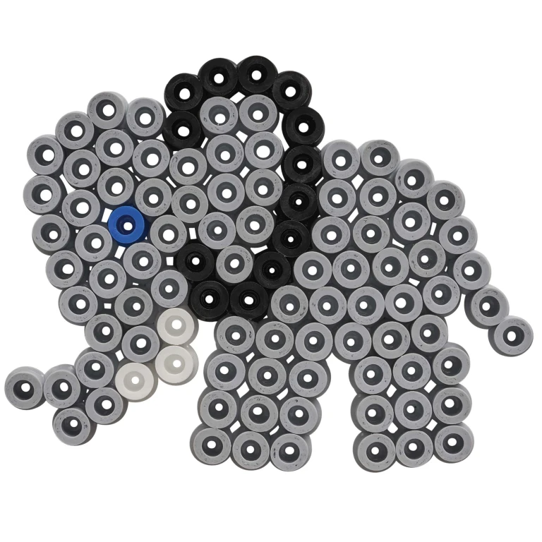 Hama Maxi Strijkkralenset Olifant - 600 kralen - 1 stuk