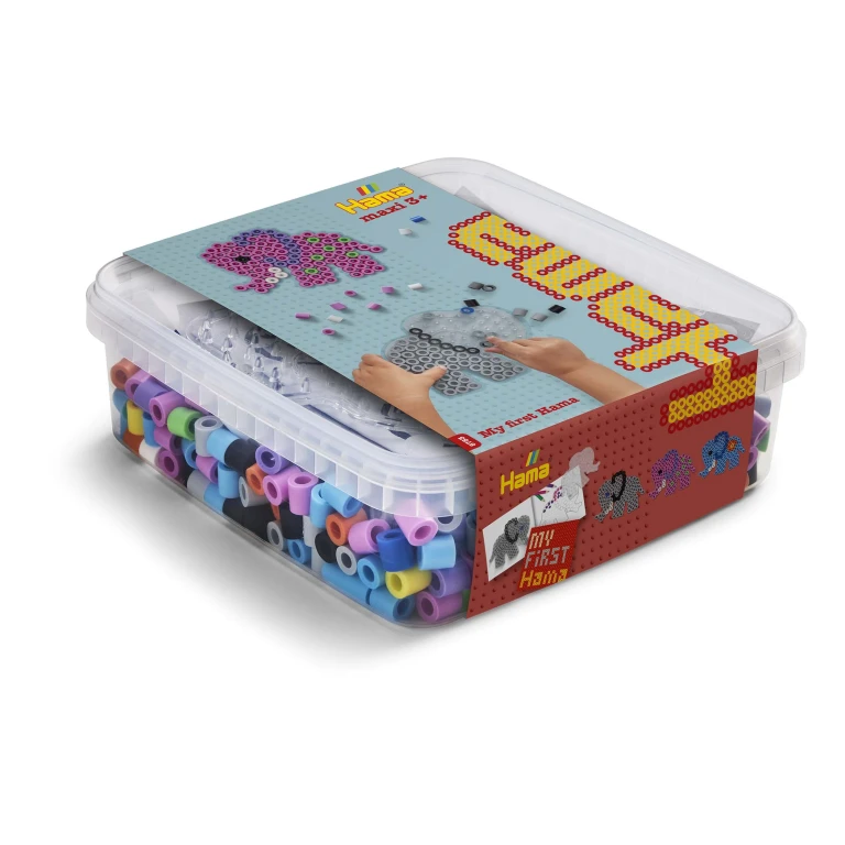 Hama Maxi Strijkkralenset Olifant - 600 kralen - 1 stuk