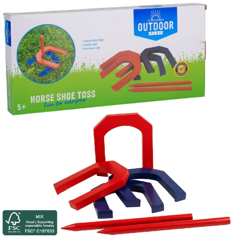 Outdoor Play Hoefijzer Werpset FSC - 1 set