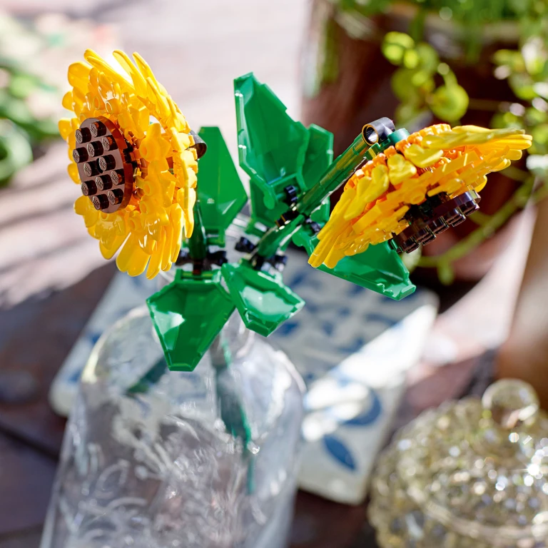 LEGO Icons Botanicals Zonnebloemen Bouwset - 1 stuk
