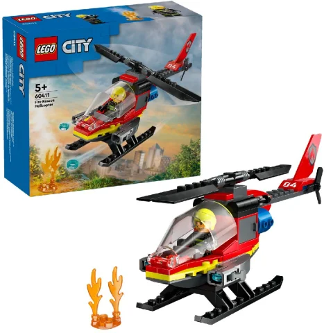 Lego 60411 City Fire Brandweerhelikopter