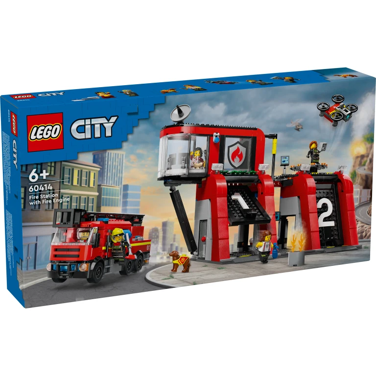 LEGO City Brandweerkazerne en Brandweerauto - 1 stuk