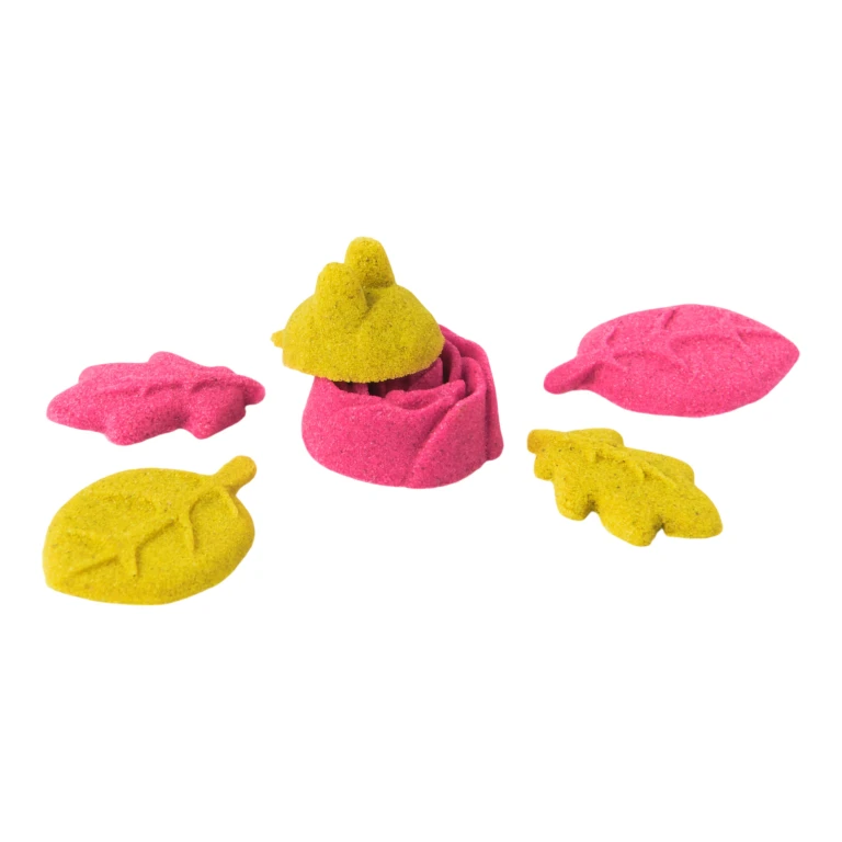 Kinetic Sand Zandset Squish Blossom Neonroze en Geel 227g