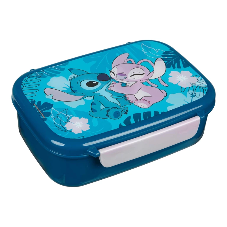 Broodtrommel Stitch Paars 18 x 13,5 x 6 cm