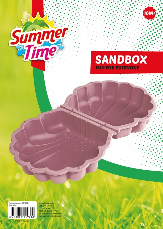 Summertime Schelp Zandbak Roze