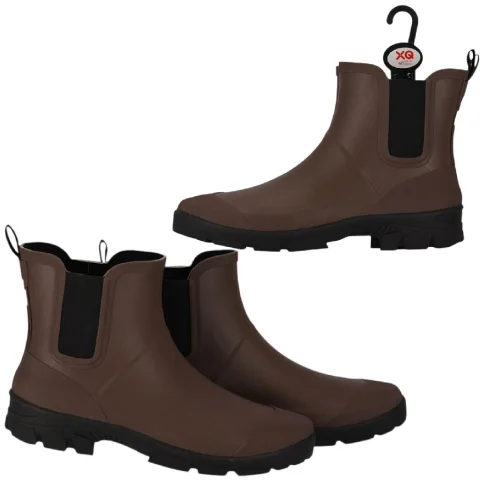 XQ Men Regenlaarzen Bruin Maat 46