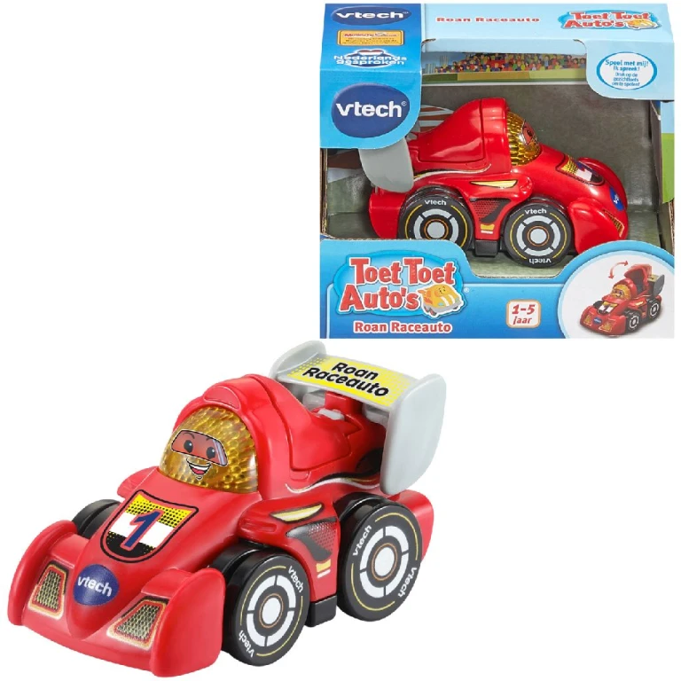 VTech Toet Toet Auto Roan Raceauto - 1 stuk