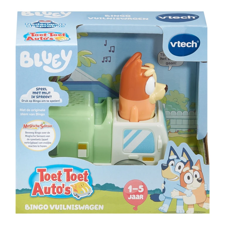 VTech Toet Toet Auto Bluey Bingo Vuilniswagen - 1 stuk