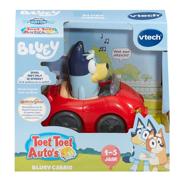 VTech Toet Toet Auto Bluey Cabrio - 1 stuk