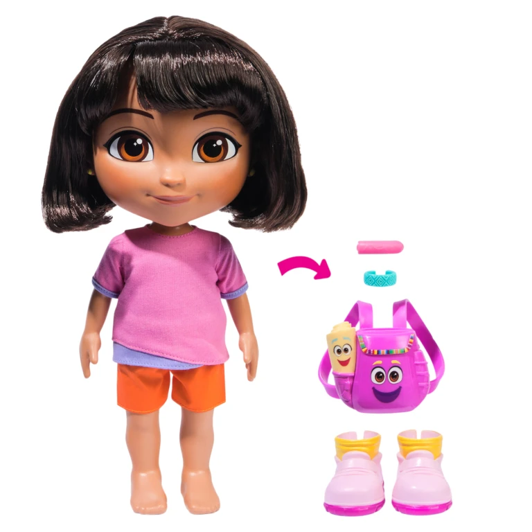 Dora Pop 30cm met Muziek en Geluid - 1 stuk