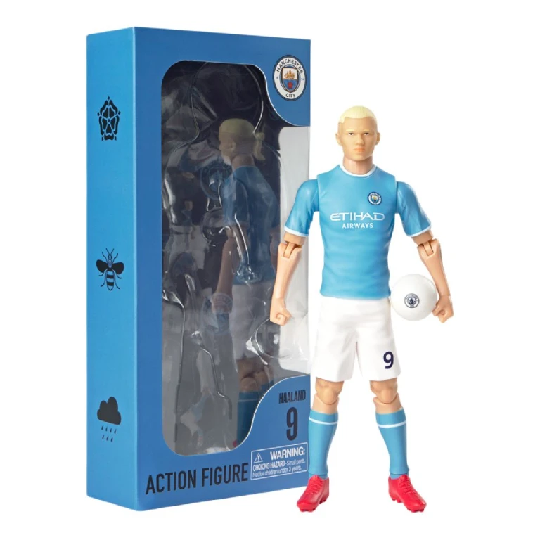 Socker Voetbal actiefiguur Erling Haaland Manchester City 20cm - 1 stuk