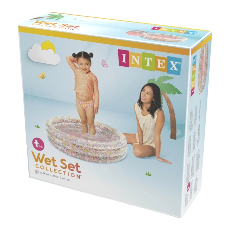 Intex Babybad Sweet Blossom 86 x 25 cm - 1 stuk
