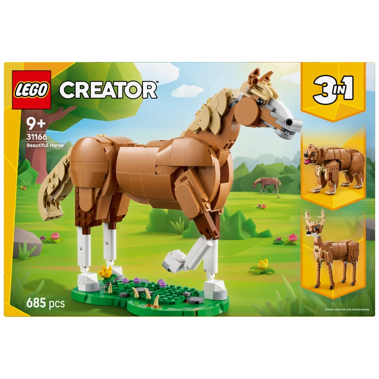 Lego Creator Prachtig Paard 3-in-1 Bouwset - 1 stuk