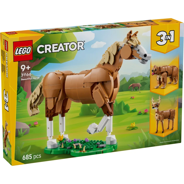 Lego Creator Prachtig Paard 3-in-1 Bouwset - 1 stuk