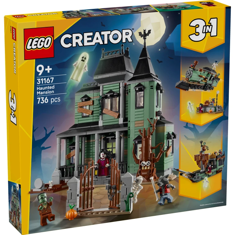 LEGO Creator 3in1 Spookhuis Bouwset - 1 stuk