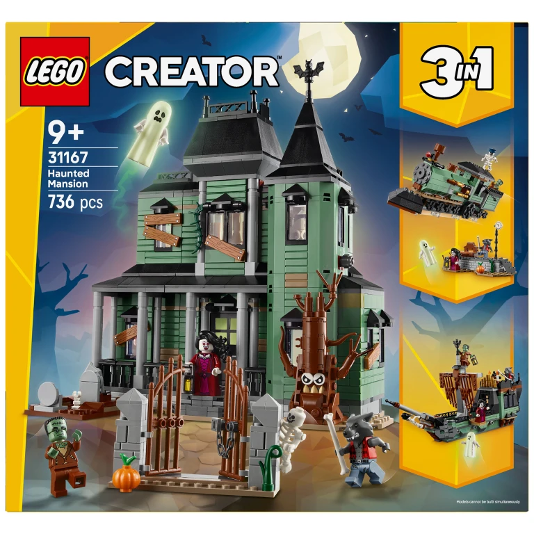 LEGO Creator 3in1 Spookhuis Bouwset - 1 stuk