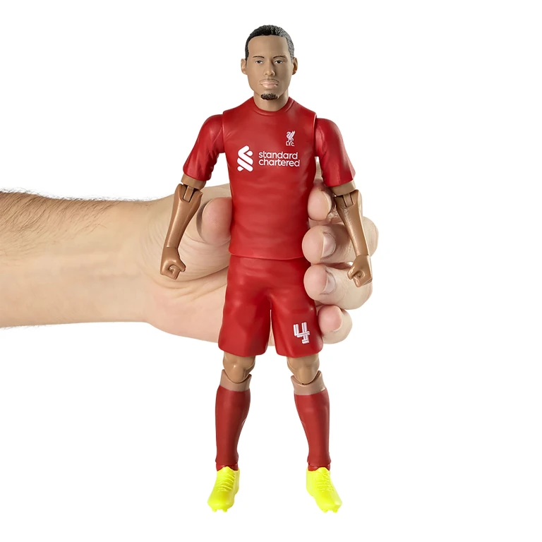 Socker Voetbal Actiefiguur Virgil Van Dijk 20cm - 1 stuk