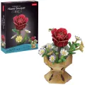 Cubic Fun 3D Puzzel Flower Roos - 1 stuk