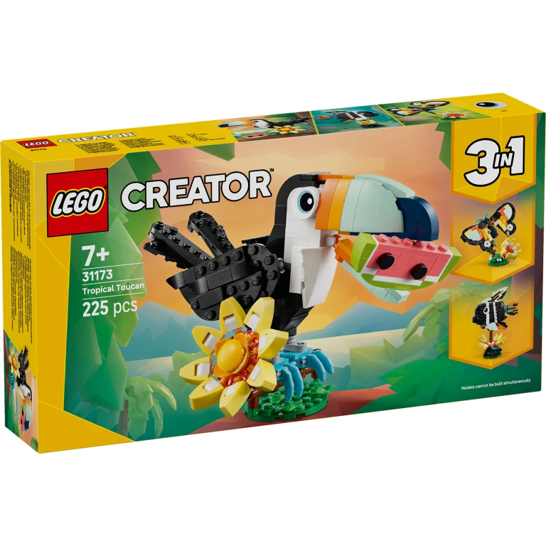 Lego Creator 3in1 Wilde Dieren Tropische Toekan - 1 stuk