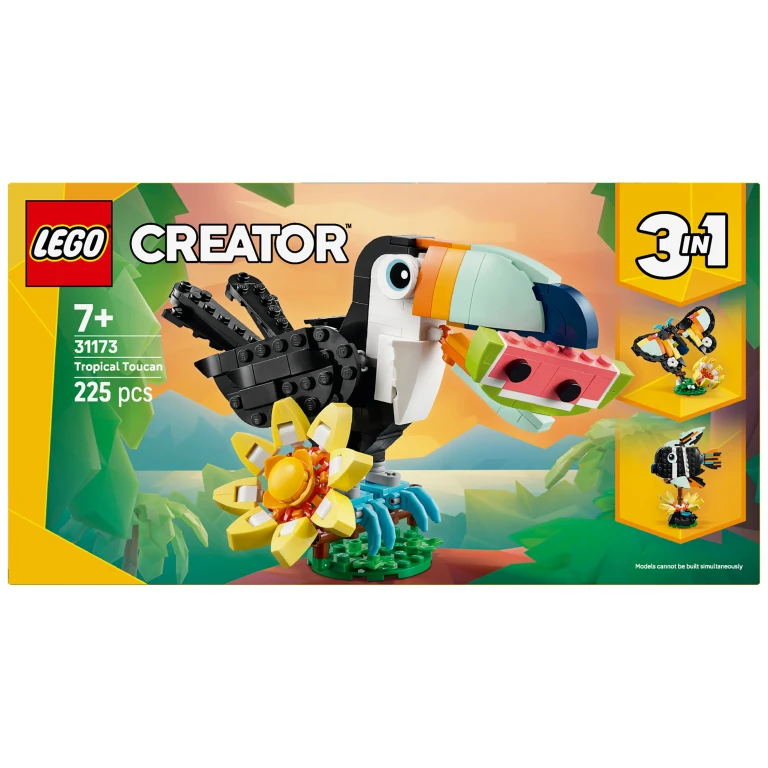 Lego Creator 3in1 Wilde Dieren Tropische Toekan - 1 stuk