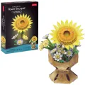 Cubic Fun 3D Puzzel Zonnebloem Flower Bouquet - 1 stuk