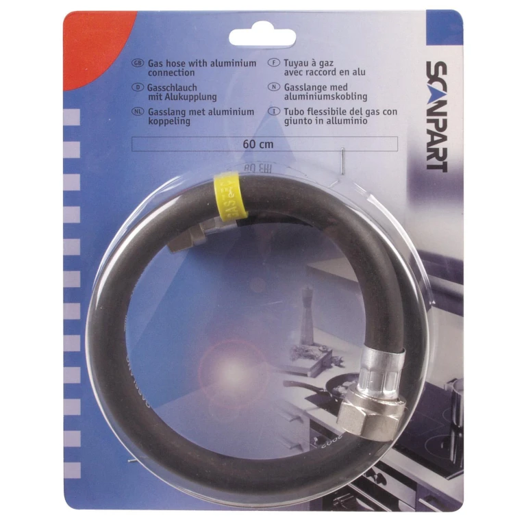 Scanpart Gasslang 1/2 inch Aluminium 60 cm - 1 stuk