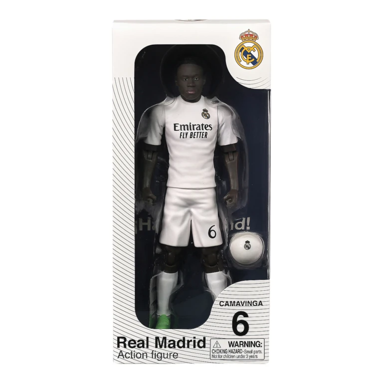 Socker Voetbal Actiefiguur Eduardo Camavinga Real Madrid 20cm - 1 stuk