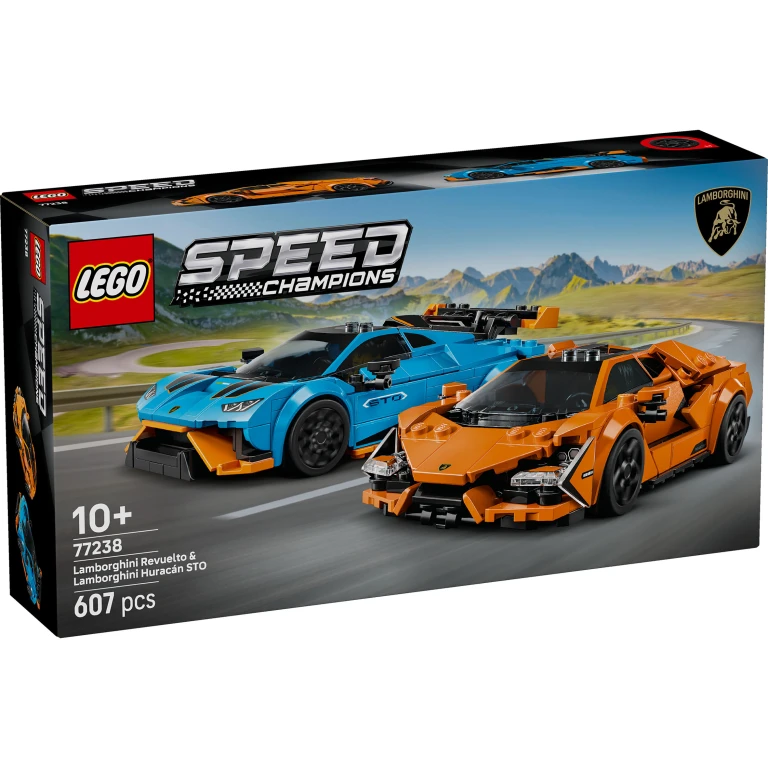 Lego Speed Champions Lamborghini Revuelto & Huracán STO set van 2 auto's