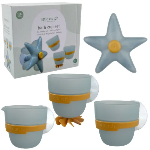 Little Dutch Badwand bekers zeester