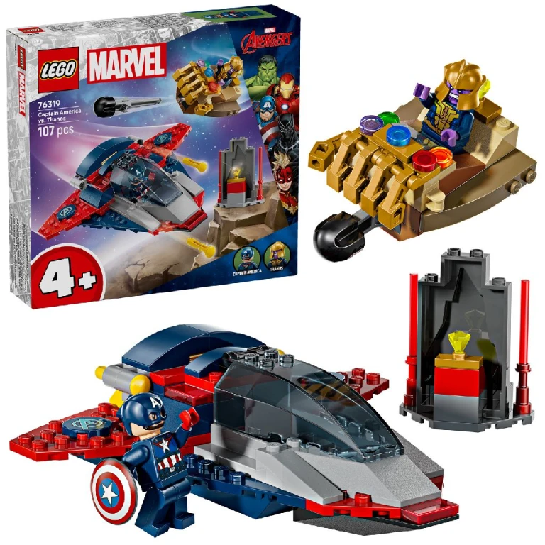LEGO Super Heroes Marvel Captain America Bouwset - 1 stuk