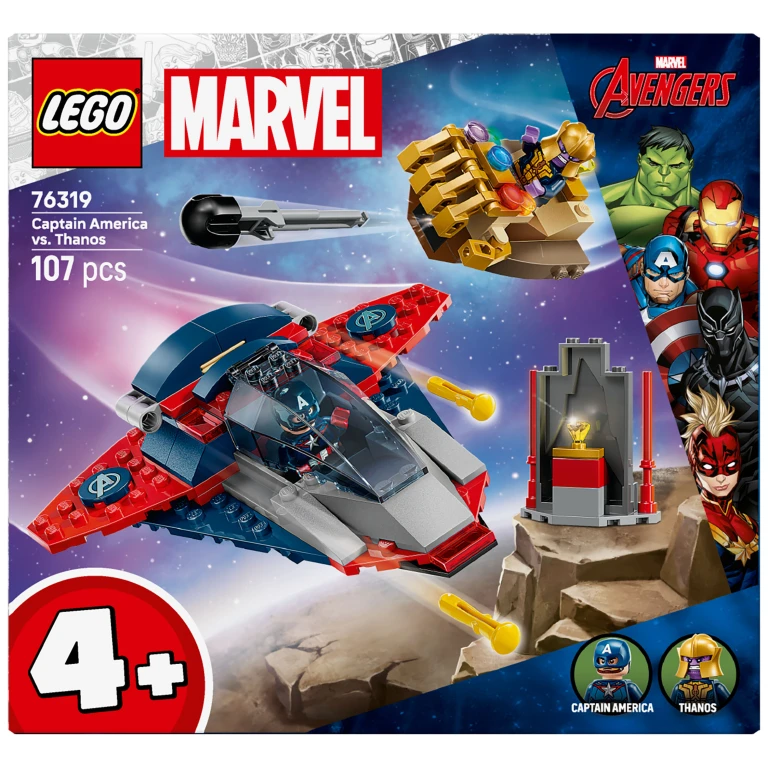 LEGO Super Heroes Marvel Captain America Bouwset - 1 stuk