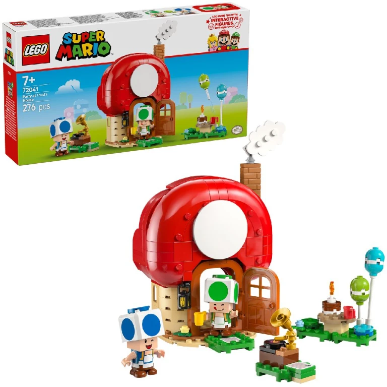 LEGO Super Mario Toads Huisfeestje Bouwset - 1 stuk
