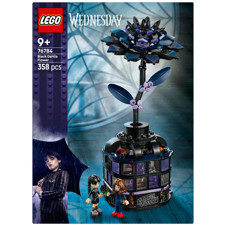 LEGO Wednesday Zwarte Dahlia Bouwset - 1 stuk