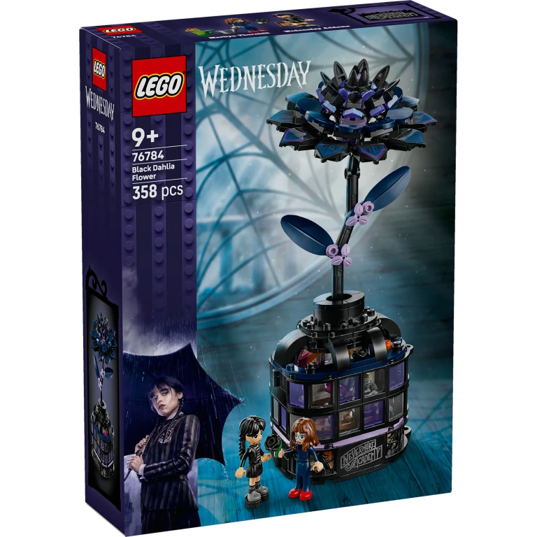 LEGO Wednesday Zwarte Dahlia Bouwset - 1 stuk