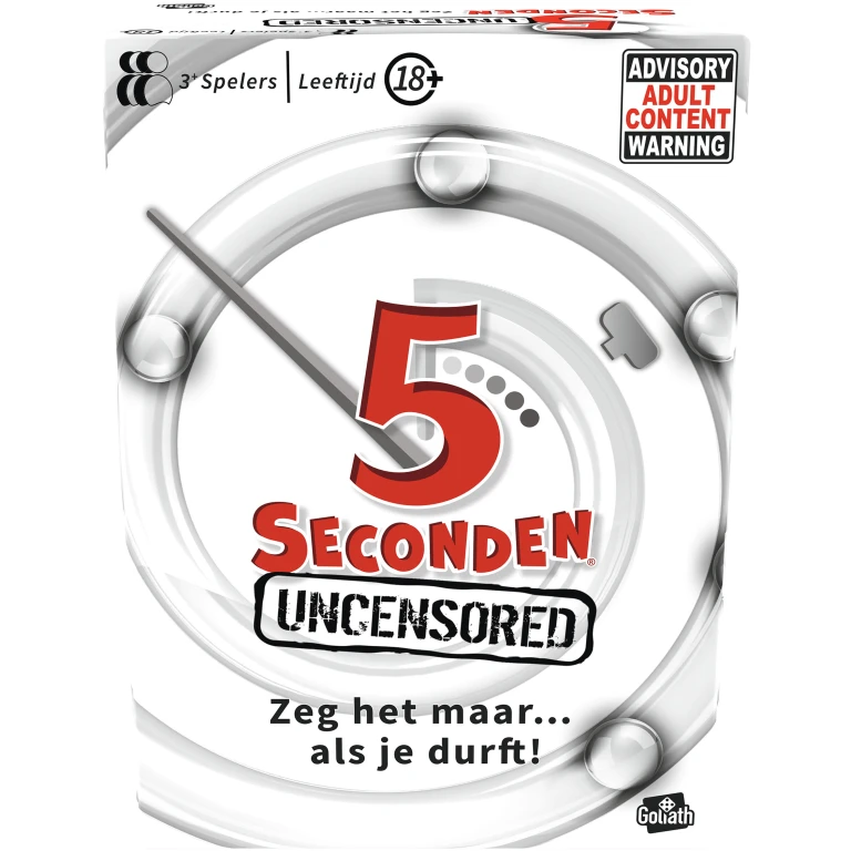GOLIATH 5 Seconden Kaartspel 18+ - 1 stuk