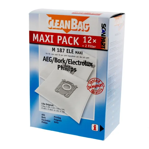 Cleanbag Maxi Pack Stofzuigerzak fleece S-Bag