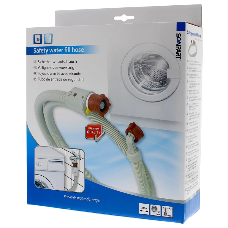 Scanpart Veiligheidsaanvoerslang Wasmachine Aquastop 2,0m 1 stuk