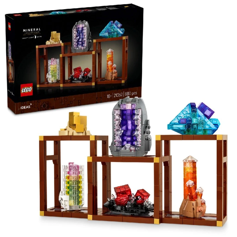 LEGO Ideas Mineralenverzameling Bouwset - 880 onderdelen