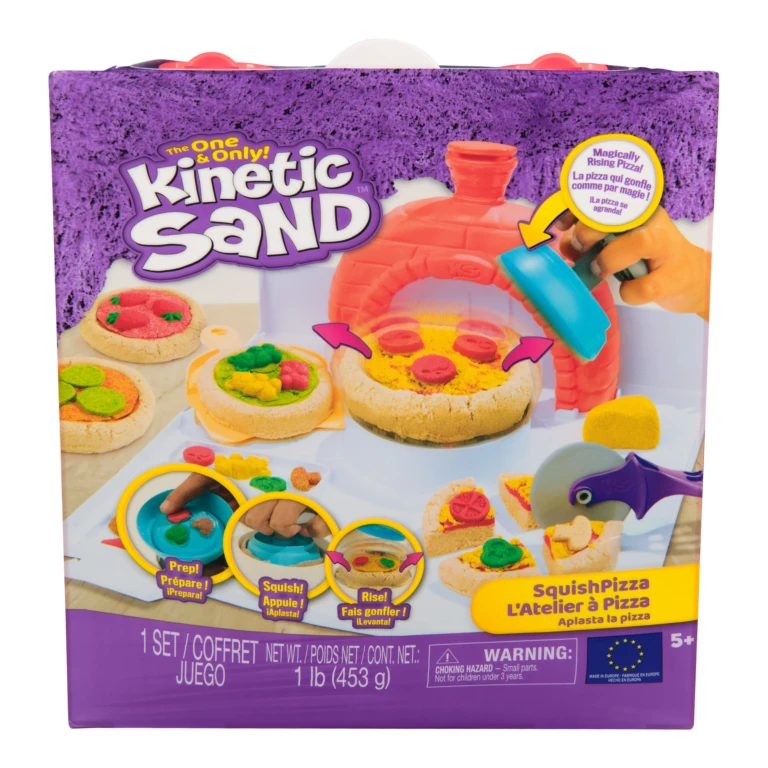 Kinetic Sand Squish Pizza Set 452 g