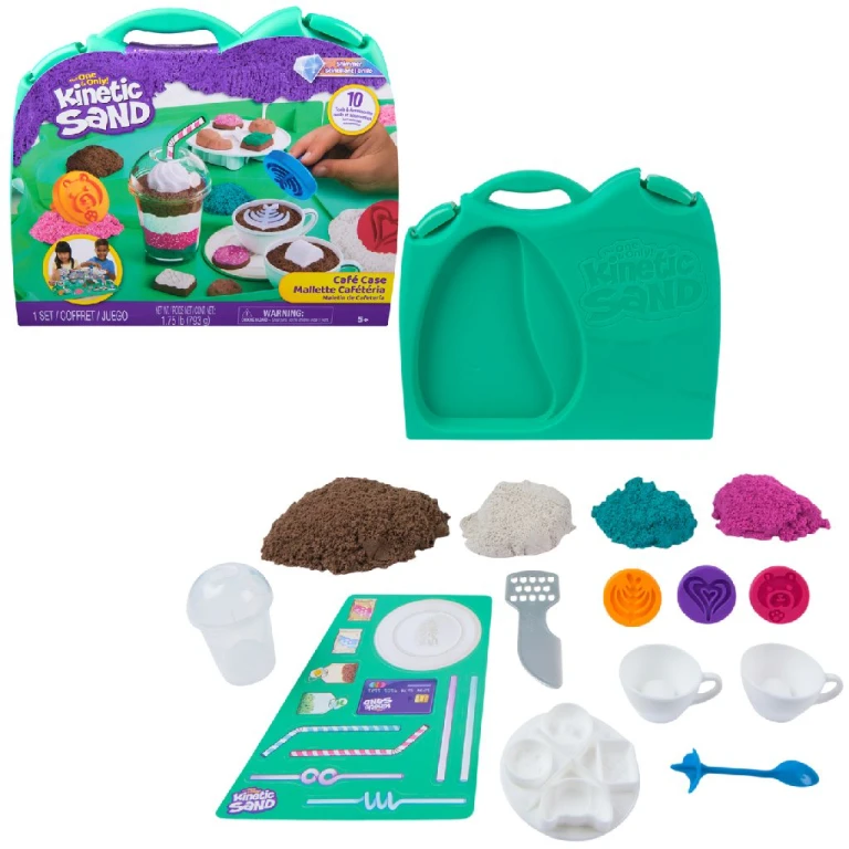 Kinetic Sand Strijkkralenset Cafe Case 1 stuk