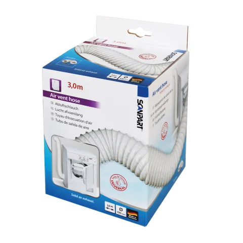 Scanpart luchtafvoerslang afzuigkap set PVC 100mm 3,0m