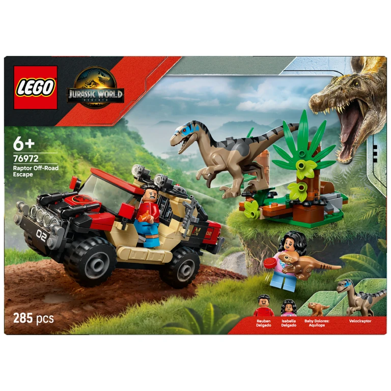 LEGO Jurassic World Raptorontsnapping Bouwset - 1 stuk
