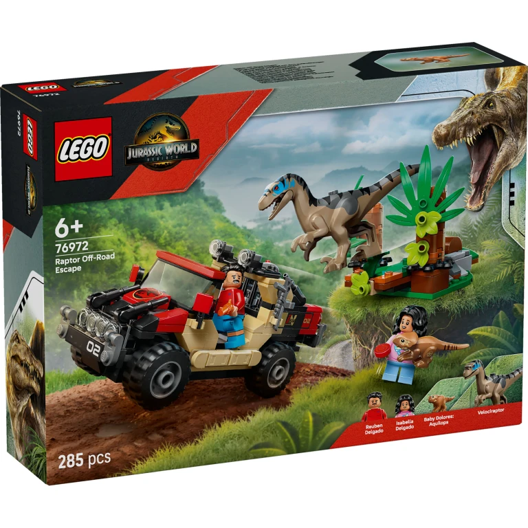 LEGO Jurassic World Raptorontsnapping Bouwset - 1 stuk
