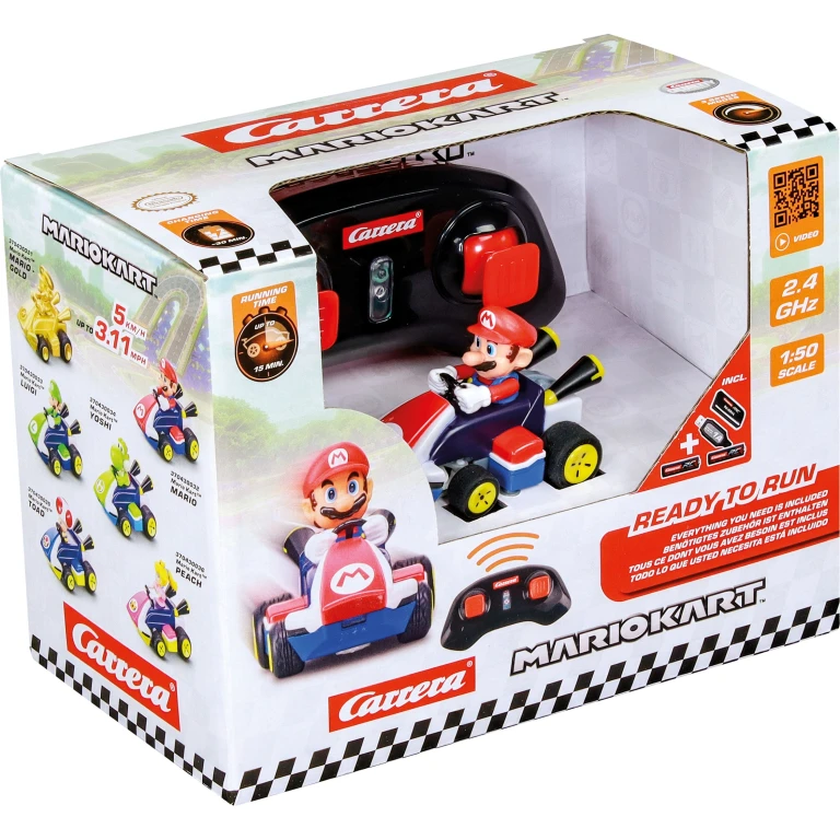 Carrera Nintendo Super Mario Mini 1:50 RC Afstandsbestuurbare Auto