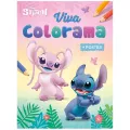 Kleurboek Stitch Viva Colorama met poster - 1 stuk