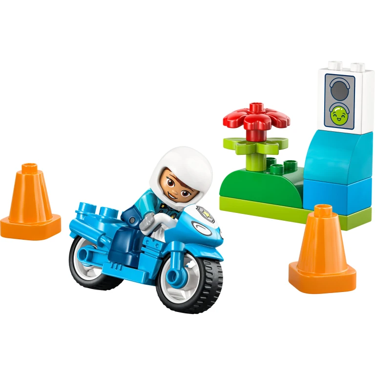 LEGO Duplo Town Blauwe Politiemotor - 1 stuk
