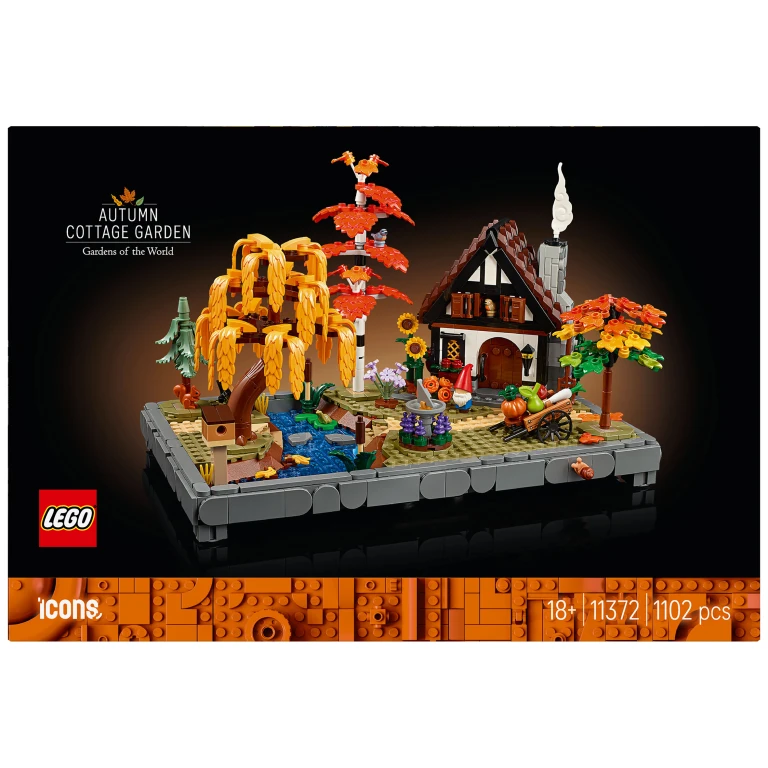 LEGO Icons Herfsttuin met Cottage bouwset