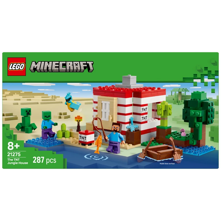 Lego Minecraft The TNT Jungle House Bouwset - 1 stuk