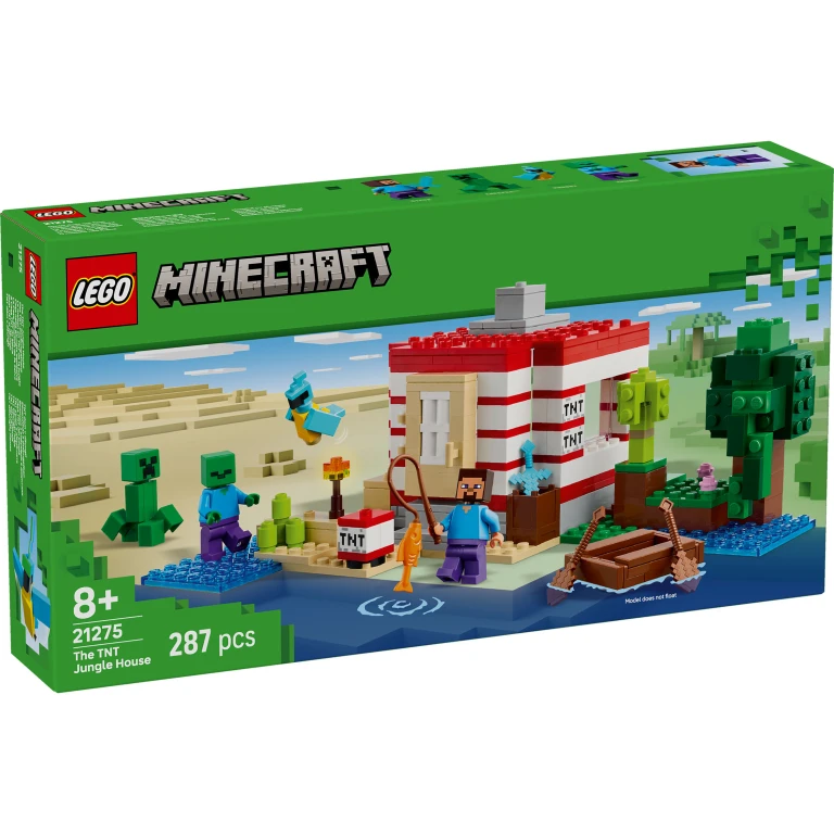 Lego Minecraft The TNT Jungle House Bouwset - 1 stuk